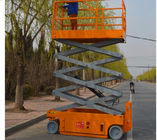 Chine Table élévatrice hydraulique orange extensible de ciseaux de mini ascenseur en acier de ciseaux société