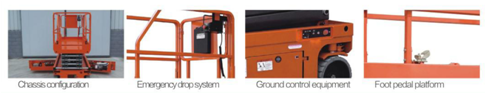 Type manuel hydraulique durable mobile articulant résistant d'ascenseur de boom
